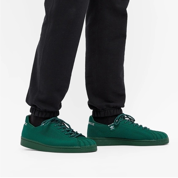 Adidas Pharrell Williams Superstar Primeknit‎ 'Dark Green’ - Picture 2 of 12